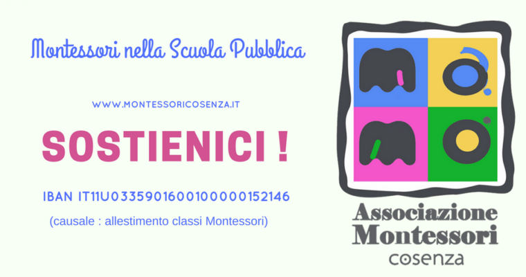 Raccolta fondi per l’allestimento delle sezioni Montessori
