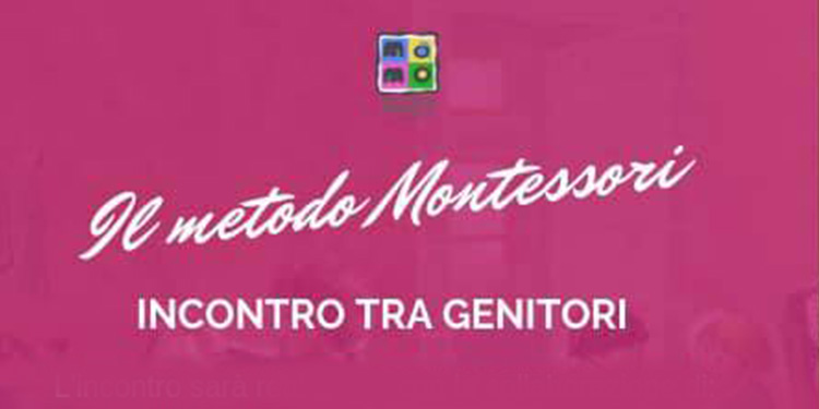 Seminario formativo sul metodo montessori rivolto ai genitori